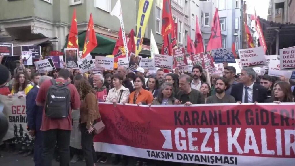 Gezi Eylemlerinin 12. Yılında Taksim'de Anma