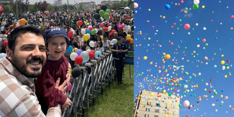 Her Şey Bir Çocuğun Dileği İçin... Ali Asaf'ın Balonları Gökyüzünde