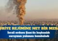 İsrail ordusu Şam’da başkanlık sarayının yakınını bombaladı