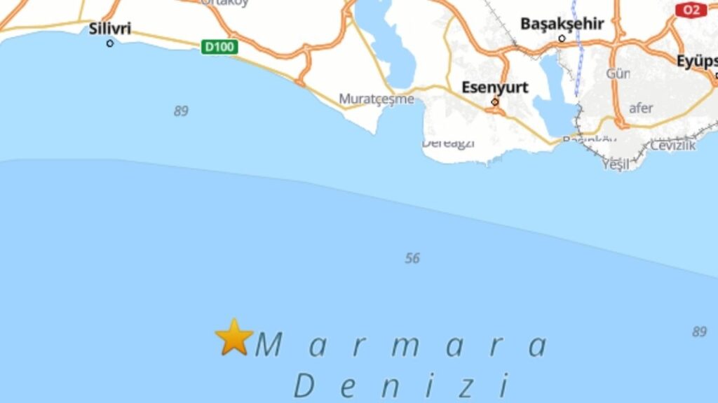 İstanbul'da Hissedilen Deprem Meydana Geldi