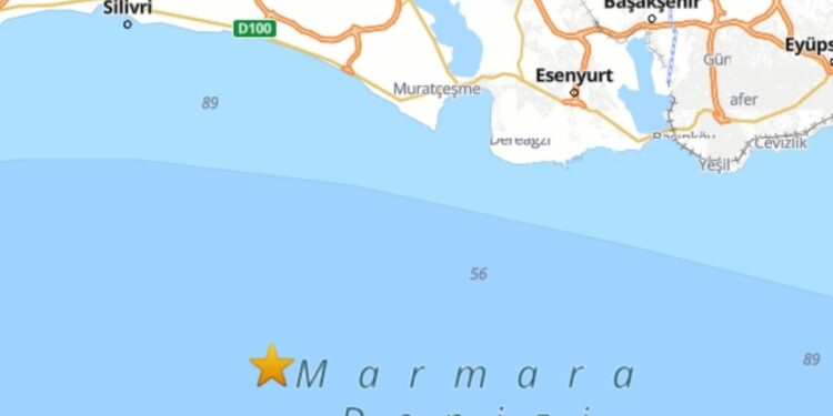 İstanbul'da Hissedilen Deprem Meydana Geldi