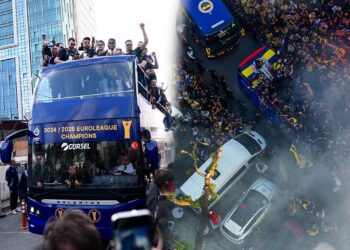 Kadıköy'de Sarı Lacivert Gece! Avrupa'nın En Büyüğü Fenerbahçe Şampiyonluğunu Kutluyor