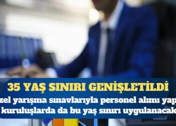Kamuya memur alımında uygulanan 35 yaş sınırı genişletildi