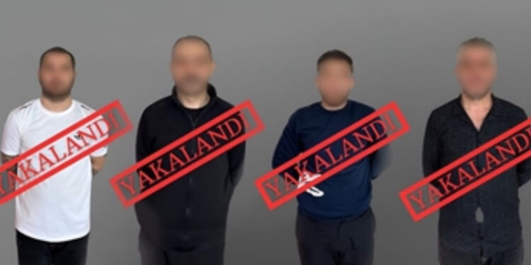 Kırmızı bültenle aranan 4 şüpheli Gürcistan'da yakalanarak Türkiye'ye getirildi