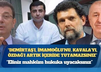 Mümtaz’er Türköne, PKK’nın fesih kararını yorumladı: Demirtaş’ı, İmamoğlu’nu, Kavala’yı, Özdağ’ı artık içeride tutamazsınız