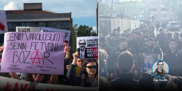 Öğrencilerin yürüyüşüne çevik kuvvet engeli; 96 öğrenci gözaltında