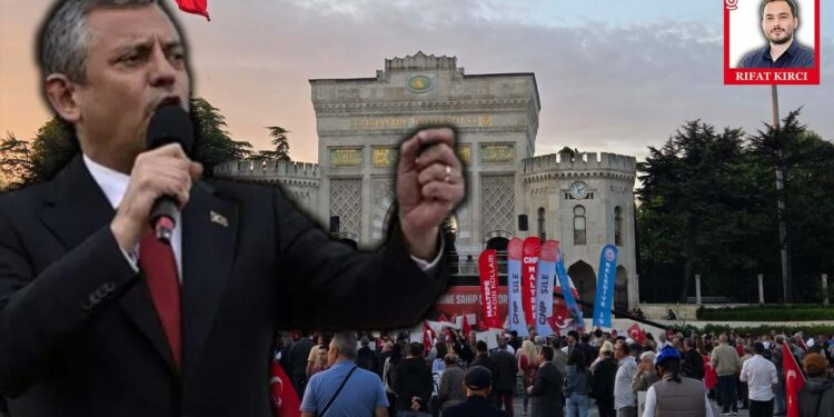Özel’e Saldırının Ardından İlk Miting Beyazıt Meydanı’nda