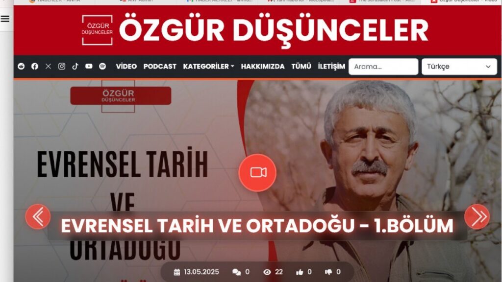 'Özgür Düşünceler' yayın hayatına başladı