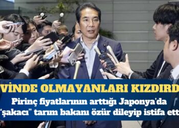 Pirinç fiyatlarının arttığı Japonya’da alaylı bir şekilde “Evimde satabileceğim kadar çok pirinç var” diyen tarım bakanı özür dileyip istifa etti