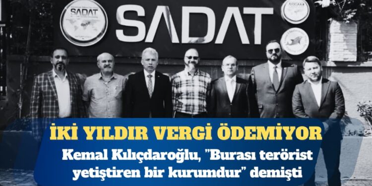SADAT iki yıldır vergi ödemiyor