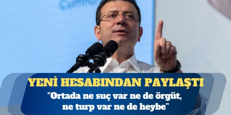 Tutuklu İstanbul Büyükşehir Belediyesi Başkanı Ekrem İmamoğlu: Sen de gayet iyi biliyorsun ki, ortada ne suç var ne de örgüt, ne turp var ne de heybe