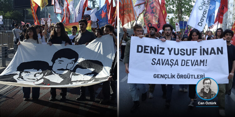 ”Üç fidan" için Taksim'den Dolmabahçe'ye yüründü; polis gökkuşağı bayrağına müdahale etti: Denizler ölmedi, kavgamızda yaşıyor!