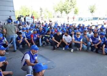 İşçilerden özlük hakları için eylem