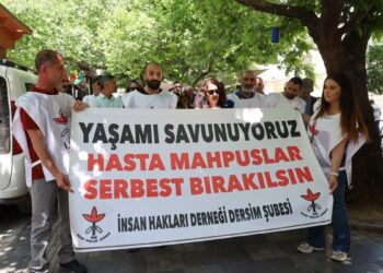 Dersîm’de hasta tutsaklar için eylem: Derhal serbest bırakılmalılar