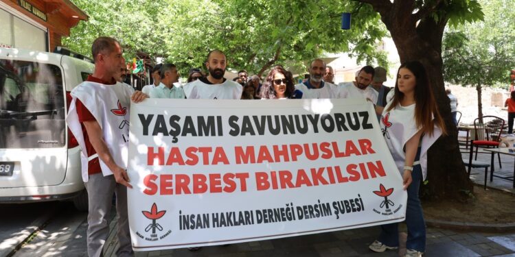 Dersîm’de hasta tutsaklar için eylem: Derhal serbest bırakılmalılar