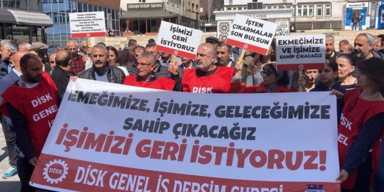 Kayyım tarafından işten çıkarılan işçilerden sendikalarına tepki