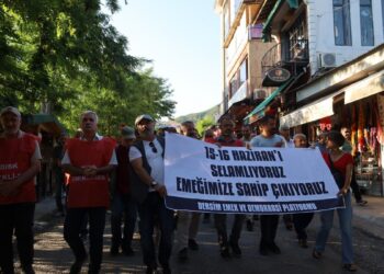 Dêrsim’de kayyım tarafından işten atılan işçiler için yürüyüş