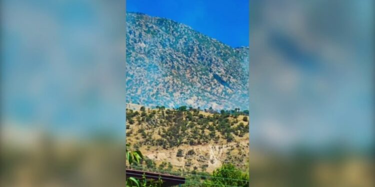 Duhok kırsalı bombalandı