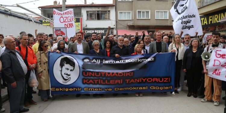 Ali İsmail Korkmaz darp edildiği sokakta anıldı