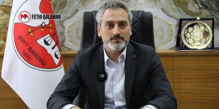 Sêrt Baro Başkanı Alptekin: ‘Umut hakkı’nın uygulanması hukuki bir sorumluluktur