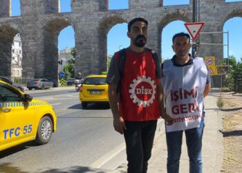 BELTUR işçilerinden Bozdoğan Kemeri’nde eylem