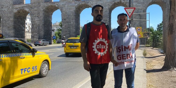 BELTUR işçilerinden Bozdoğan Kemeri’nde eylem