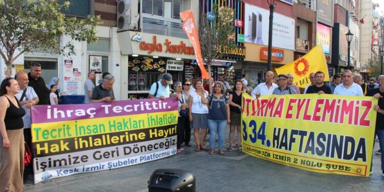 KHK eylemi 334’üncü haftada: Zulüm bitene kadar direneceğiz