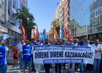 DYO işçileri eylemde