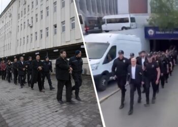 Yıllardır değişmeyen zihniyet: Gözaltındakiler tek sıra kameraların karşısına çıkarıldı