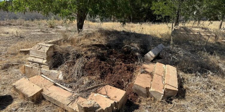 10 yıl sonra gidilen  ‘Bagok Şehitliği’nin talan edildiği ortaya çıktı