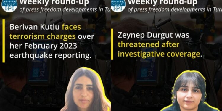 IPI raporunda Zeynep Durgut ve Berivan Kutlu’ya yer verdi