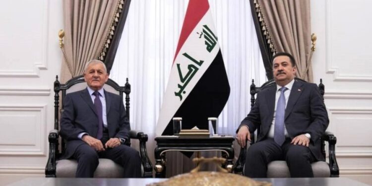 Irak Cumhurbaşkanı ve Başbakanı maaş krizini görüştü