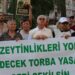 Zeytinlikleri maden şirketlerine açan kanun teklifi protesto edildi