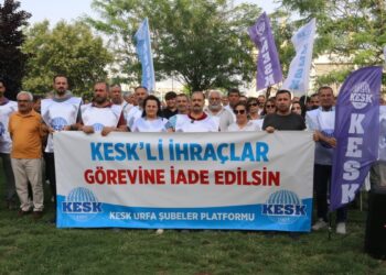 Riha’da KHK’liler için eylem