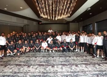 A Milli Takım'da Bayramlaşma Töreni