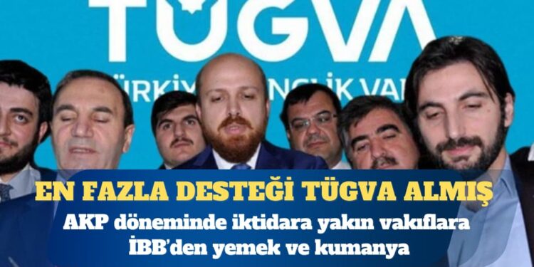 AKP döneminde iktidara yakın vakıflara İBB’den yemek ve kumanya
