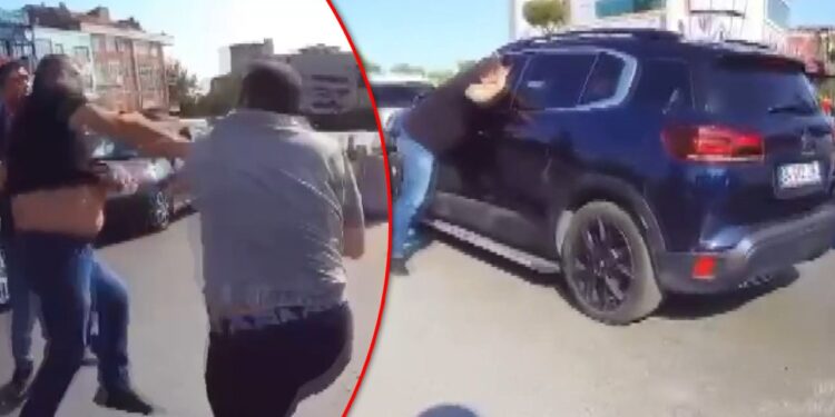 Ataşehir’de Trafik Kavgası: Hamile Kadının Çığlıkları Umurlarında Bile Olmadı, İşte O Anlar...