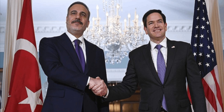 Bakan Fidan, ABD Dışişleri Bakanı ile Görüştü