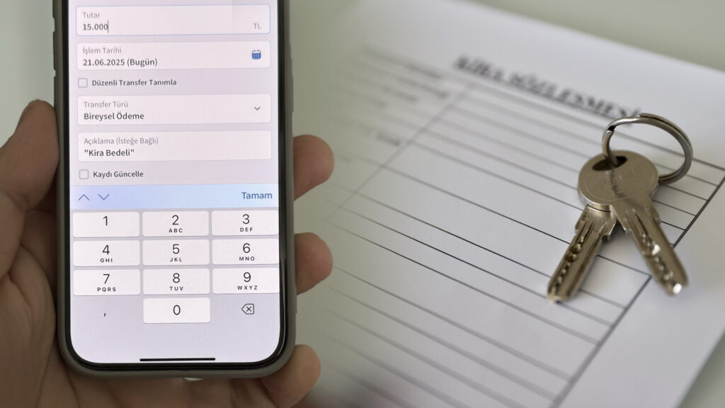 Banka açıklamasına "kira bedeli" yazılmasa da ödeme geçerli