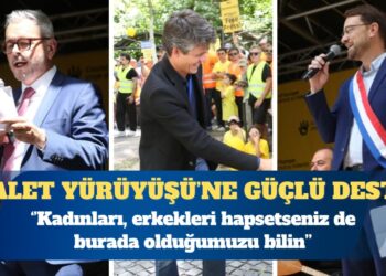 Büyük Adalet Yürüyüşü’ne uluslararası destek: Kadınları, erkekleri hapsetseniz de burada olduğumuzu bilin