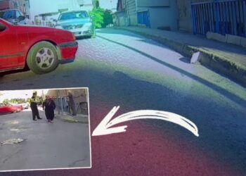 Çığlık Çığlığa Bırakan Dehşet! Sürücü Bıçak Çekti, Eşi Gözdağı Verdi… Magandanın Yarattığı Korku Dolu Anlar Kamerada