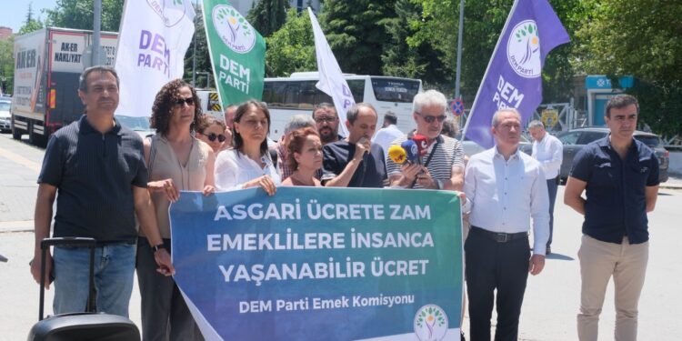 DEM Parti'den asgari ücrete zam talebi