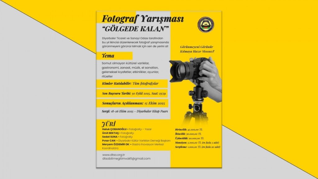 DTSO'dan 'Gölgede Kalan' temalı fotoğraf yarışması