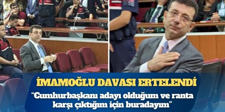 Ekrem İmamoğlu hâkim karşısında: Zindandayım çünkü İstanbul’u üç kez kazandım