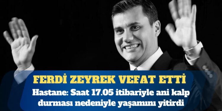 Elektrik çarpması sonucu yoğun bakıma alınan Manisa Büyükşehir Belediye Başkanı Ferdi Zeyrek hayatını kaybetti