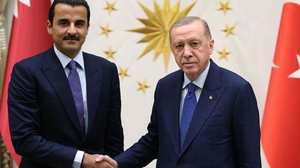 Erdoğan, Katar Emiri ile görüştü
