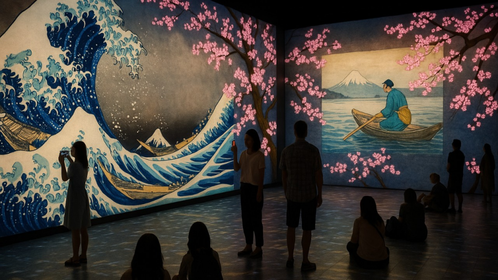 Fukuoka’da Büyüleyici Japon Sanatı: “Ukiyoe Immersive” Sergisi Başladı