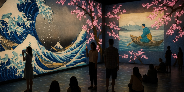 Fukuoka’da Büyüleyici Japon Sanatı: “Ukiyoe Immersive” Sergisi Başladı