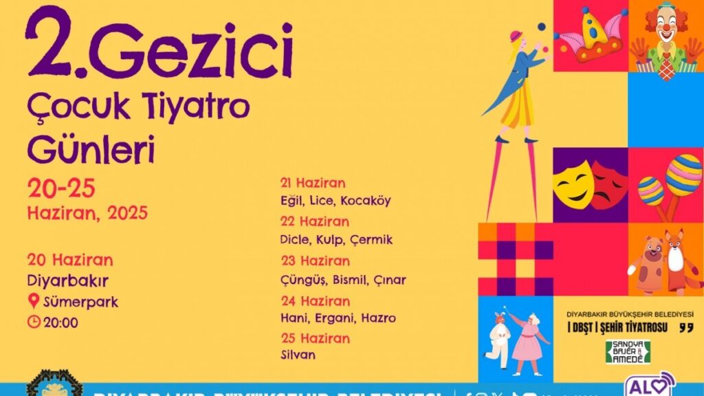 Gezici Çocuk Tiyatro Günleri düzenlenecek