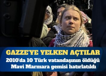 Greta Thunberg ve aktivistler Gazze’ye yelken açtı